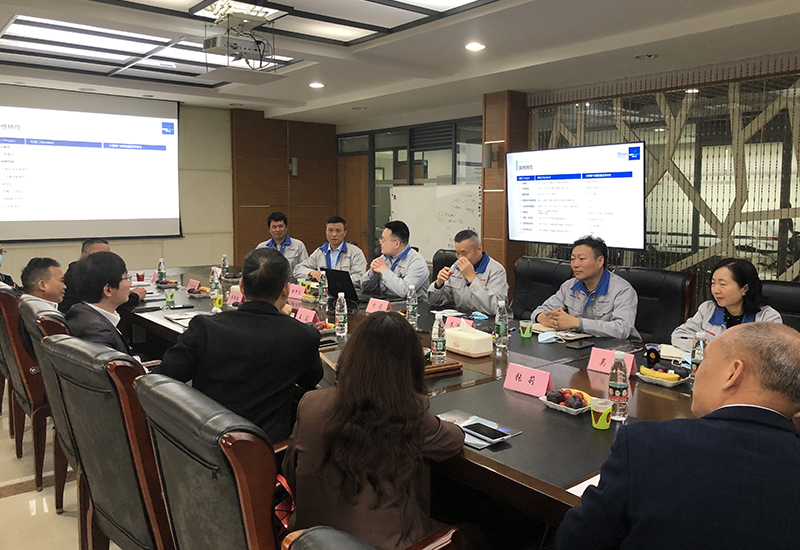 熱烈歡迎興發(fā)鋁業(yè)、聯(lián)塑集團來訪參觀指導(dǎo)_英特寶水性環(huán)保陶瓷漆涂料