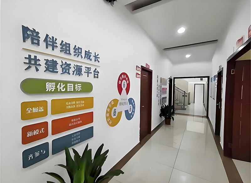 長(zhǎng)沙雨花區(qū)社會(huì)組織孵化中心涂料施工效果